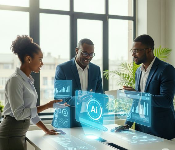 Team of African AI Agency Experts Business Strategy Consulting
